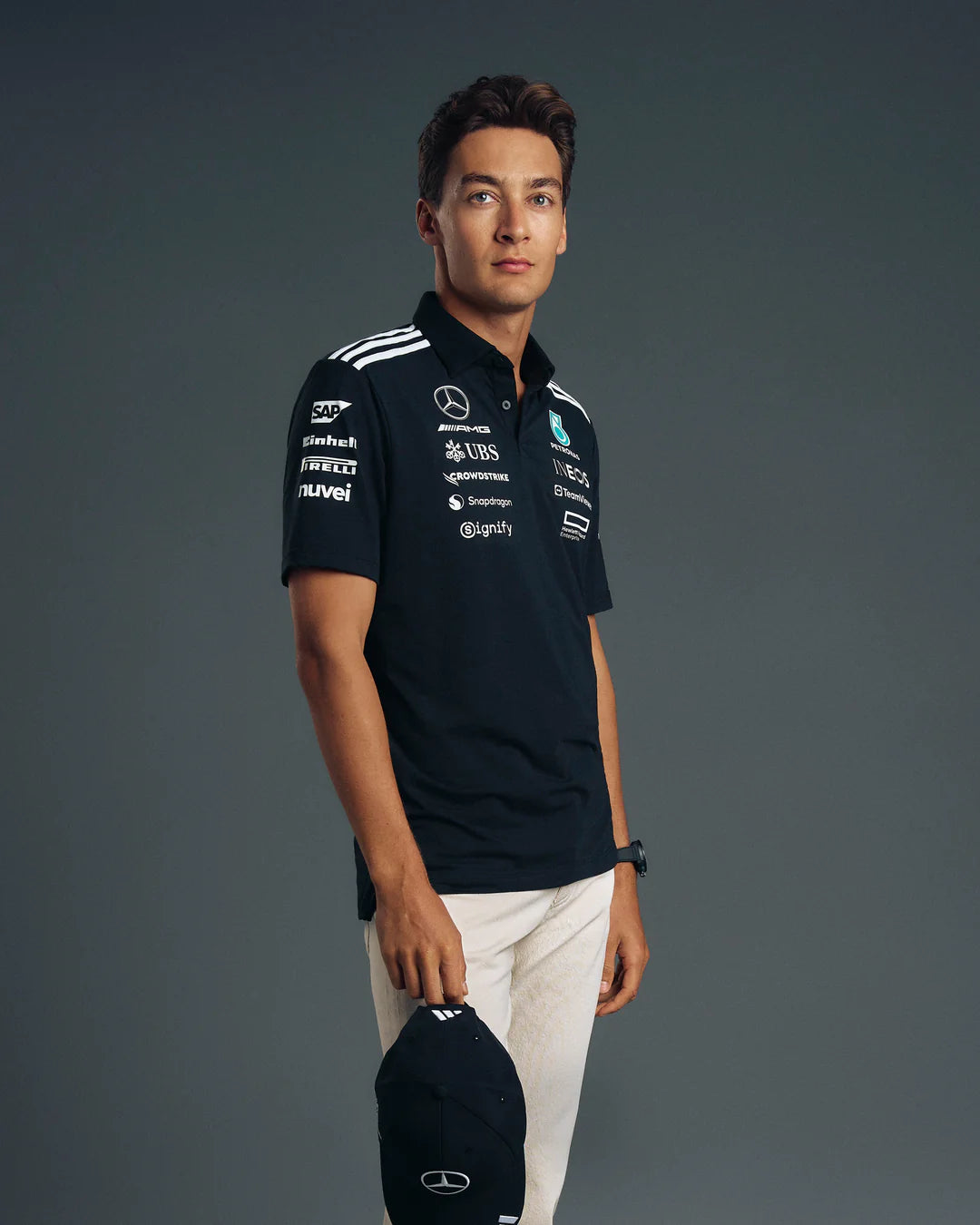 Mercedes 2025 Team Polo Black