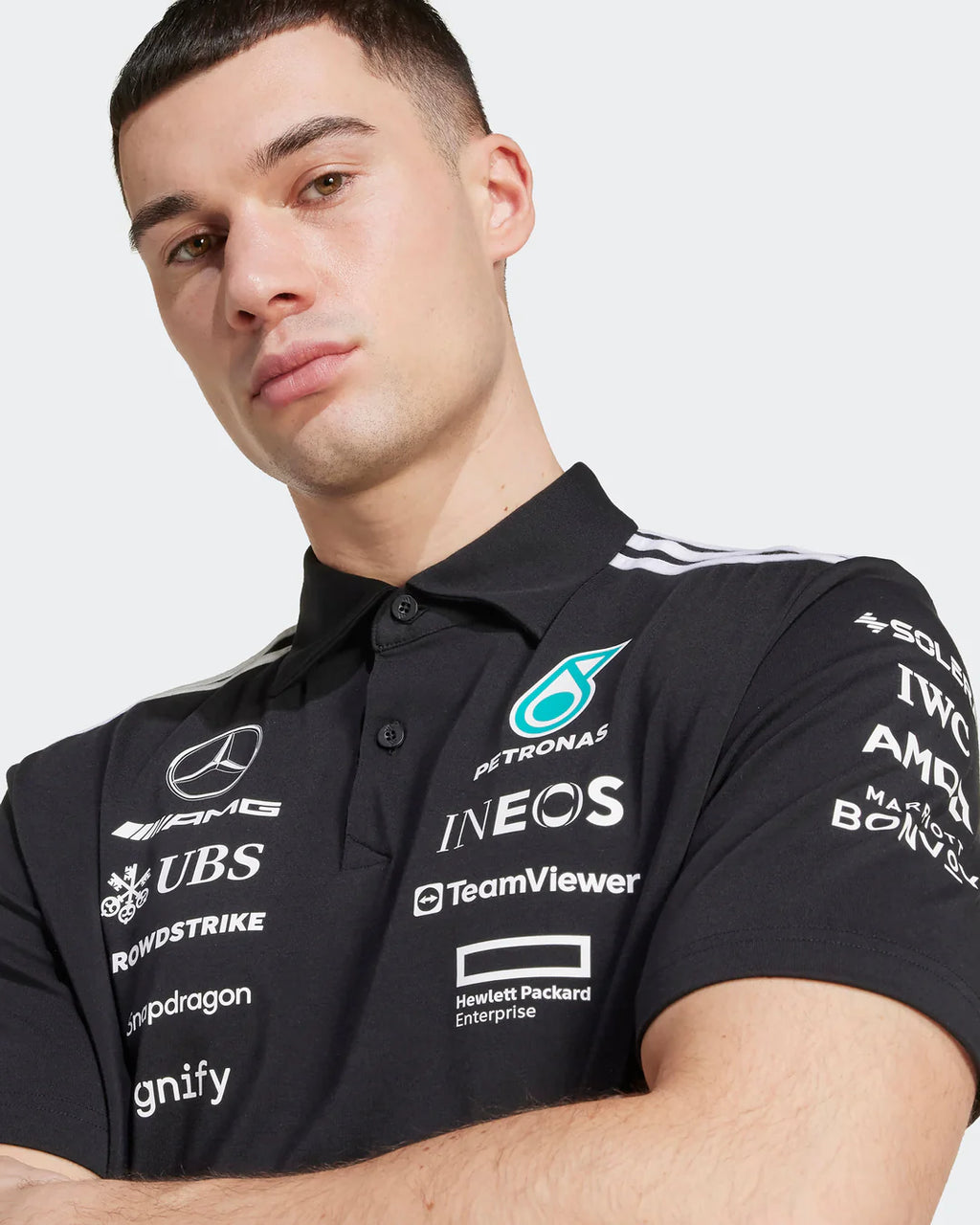 Mercedes 2025 Team Polo Black