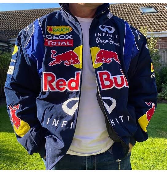 RedBull F1 Racing Jacket Unisex Parachute Puff Style With Embroidery Logo