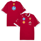 Scuderia Ferrari 2025 Drivers Oversized T-Shirt - Red