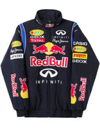 RedBull F1 Racing Jacket Unisex Parachute Puff Style With Embroidery Logo